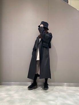 「grounds（グラウンズ）のアイテム（シューズ）」を使った、t☺︎rachanさん（レディース・158cm）の冬コーディネート