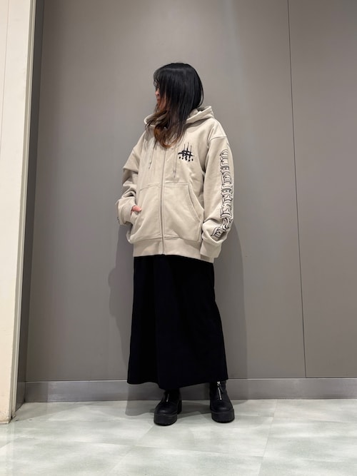 CVTVLIST (カタリスト) CVTVLIST/カタリスト/別注multi cross usual zip hoodie(M ivory