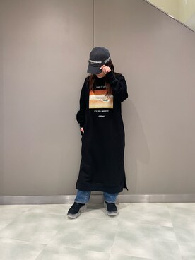 「grounds（グラウンズ）のアイテム（シューズ）」を使った、t☺︎rachanさん（レディース・158cm）の冬コーディネート