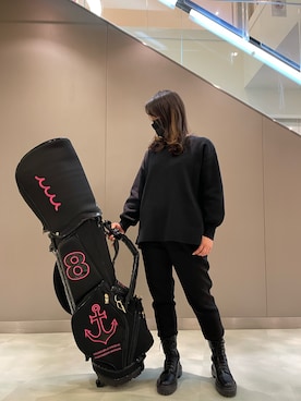 「muta（ムータ）のアイテム（バッグ）」を使った、t☺︎rachanさん（レディース・158cm）の冬コーディネート