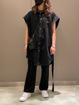 「アイテム（PC・スマホグッズ/家電）」を使った、t☺︎rachanさん（レディース・158cm・30代）の夏コーディネート