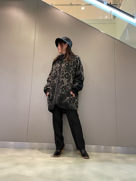 「ROYAL FLASH（ロイヤルフラッシュ）のアイテム（ジャケット/アウター）」を使った、t☺︎rachanさん（レディース・158cm）の秋コーディネート