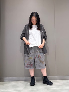 「ROYAL FLASH（ロイヤルフラッシュ）のアイテム」を使った、t☺︎rachanさん（レディース・158cm）の夏コーディネート
