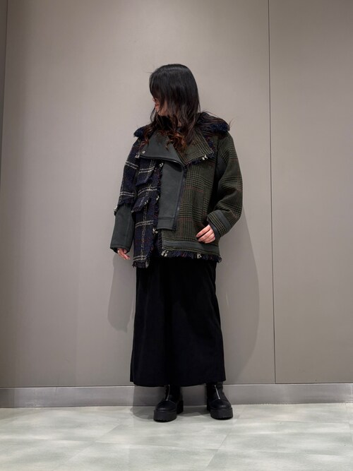 セール】AULA AILA/アウラアイラ/別注チェックコンビネーション