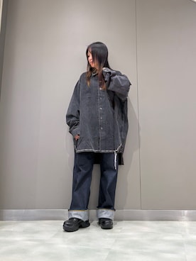 「AKIKOAOKI（アキコアオキ）のアイテム」を使った、t☺︎rachanさん（レディース・158cm）の冬コーディネート