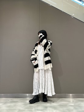 「アイテム（ワンピース/ドレス）」を使った、t☺︎rachanさん（レディース・158cm・30代）の冬コーディネート