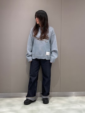 「アイテム（ローファー）」を使った、t☺︎rachanさん（レディース・158cm・30代）の夏コーディネート
