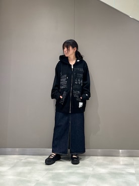 「AKIKOAOKI（アキコアオキ）のアイテム」を使った、t☺︎rachanさん（レディース・158cm）の夏コーディネート