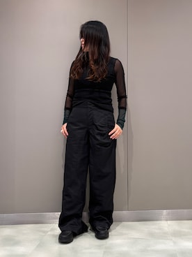 「アイテム（ローファー）」を使った、t☺︎rachanさん（レディース・158cm・30代）の夏コーディネート