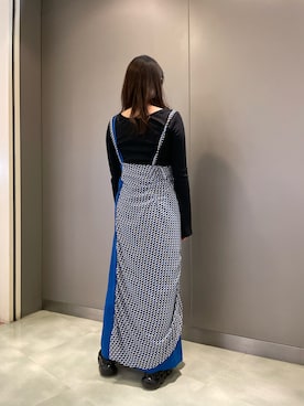 「ADDICT NOIR（アディクトノアー）のアイテム」を使った、t☺︎rachanさん（レディース・158cm）の夏コーディネート
