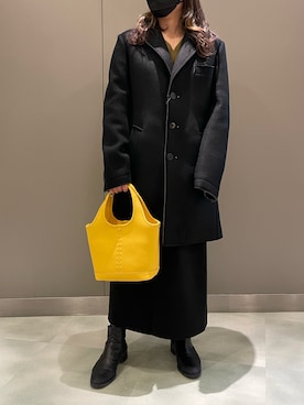 「BOB（ボブ）のアイテム（ジャケット/アウター）」を使った、t☺︎rachanさん（レディース・158cm）の冬コーディネート