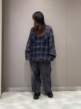 「AKIKOAOKI（アキコアオキ）のアイテム」を使った、t☺︎rachanさん（レディース・158cm）の冬コーディネート