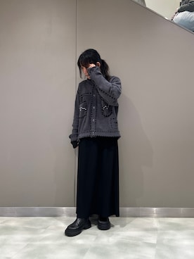 「ROYAL FLASH（ロイヤルフラッシュ）のアイテム」を使った、t☺︎rachanさん（レディース・158cm）の冬コーディネート
