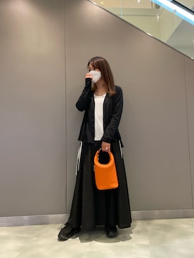 「ADDICT NOIR（アディクトノアー）のアイテム」を使った、t☺︎rachanさん（レディース・158cm）の夏コーディネート