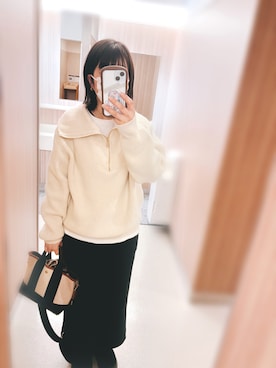 「H&M」｜よっちさん（レディース・165cm）の冬コーディネート