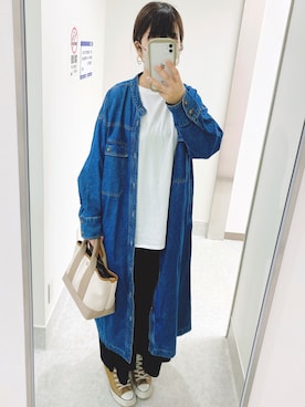 「TOPKAPI（トプカピ）のアイテム」を使った、よっちさん（レディース・164cm）の秋コーディネート