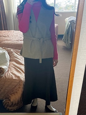 しまさん（レディース・154cm）の冬コーディネート