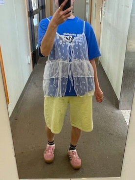 「ビスチェコーデ」｜しまさん（レディース・154cm）の夏コーディネート