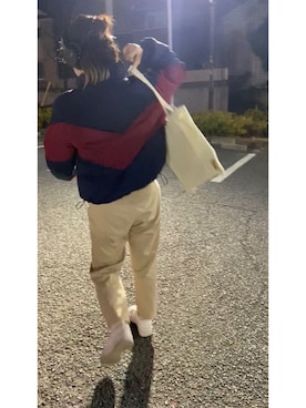 「H&M（エイチ・アンド・エム）のアイテム（ダウンジャケット/コート）」を使った、d45さん（レディース・158cm）の冬コーディネート