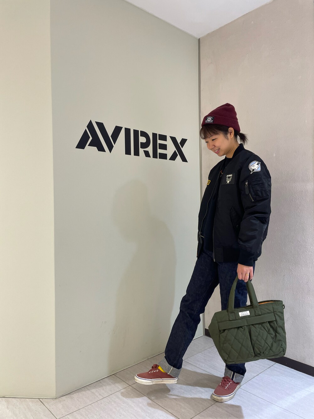 希少　AVIREX アビレックス　ミッキーコラボ　A-2 フライトジャケット38 AVIREX（アヴィレックス）の「《Disney Collection》A-2 FLIGHT