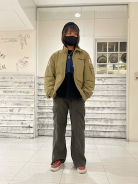 Risaさん（レディース・163cm）の冬コーディネート