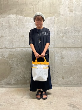 「AVIREX（アヴィレックス）のアイテム」を使った、Risaさん（レディース・163cm）の夏コーディネート
