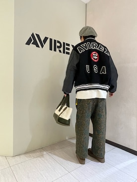 「おでかけコーデ」｜「アイテム（スタジャン）」を使った、Risaさん（レディース・163cm）の冬コーディネート