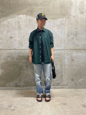 「ファッションの力を信じよう」｜「アイテム（ショルダーバッグ）」を使った、Risaさん（レディース・163cm）の夏コーディネート