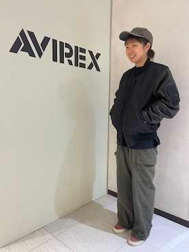「秋」｜「アイテム（MA-1）」を使った、Risaさん（レディース・163cm）の秋コーディネート