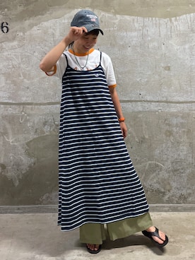 Risaさん（レディース・163cm）の夏コーディネート