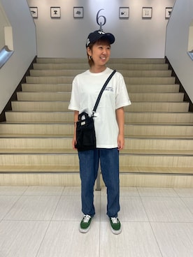 「ファッションの力を信じよう」｜「アイテム（ショルダーバッグ）」を使った、Risaさん（レディース・163cm）の夏コーディネート