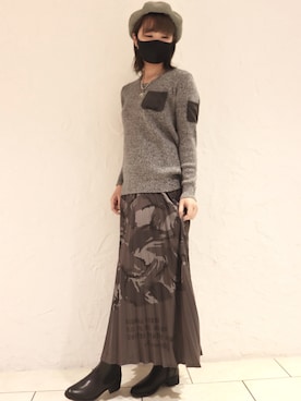 Risaさん（レディース・163cm）の冬コーディネート