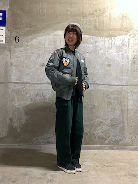 Risaさん（レディース・163cm）の冬コーディネート