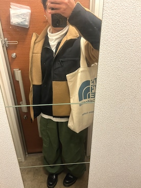 「Dr. Martens（ドクターマーチン）のアイテム（スニーカー）」を使った、ゆうりんさん（メンズ・165cm）の冬コーディネート