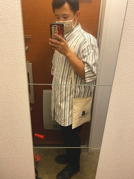 「EFFECTEN（エフェクテン）のアイテム」を使った、ゆうりんさん（メンズ・165cm）の夏コーディネート