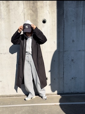 「アイテム（帽子）」を使った、megumiさん（レディース・169cm）の冬コーディネート