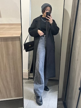 「KOBE LETTUCE（コウベレタス）のアイテム」を使った、megumiさん（レディース・169cm）の冬コーディネート