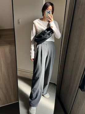 「gu」｜megumiさん（レディース・170cm）の春コーディネート