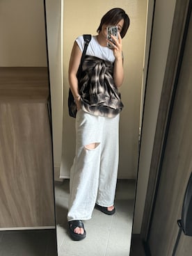 「WEGO（ウィゴー）のアイテム」を使った、megumiさん（骨格ストレート・レディース・170cm）の夏コーディネート