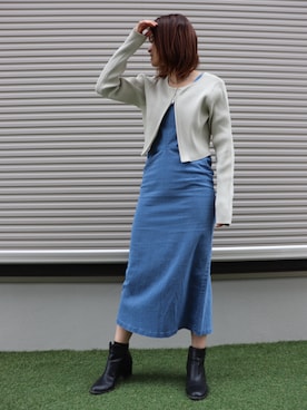 「骨格ナチュラル」｜megumiさん（骨格ストレート・レディース・170cm）の秋コーディネート