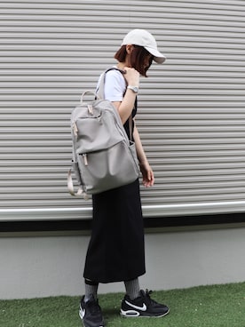 「NIKE（ナイキ）のナイキ エア マックス 90 ウィメンズシューズ / スニーカー /W AIR MAX 90（スニーカー）」を使った、megumiさん（レディース・170cm）の春コーディネート