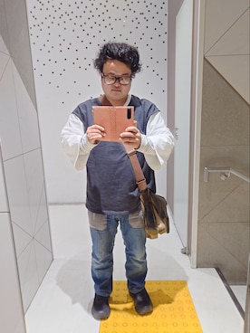 「TOPMAN（トップマン）のアイテム」を使った、☆HONEY☆さん（メンズ・157cm）の冬コーディネート