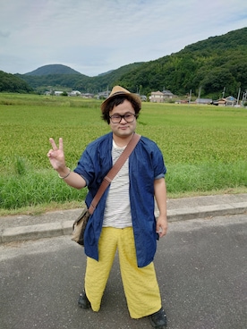 「TOPMAN（トップマン）のアイテム」を使った、☆HONEY☆さん（メンズ・157cm）の夏コーディネート
