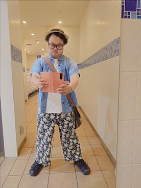 「TOPMAN（トップマン）のアイテム」を使った、☆HONEY☆さん（メンズ・157cm）の夏コーディネート
