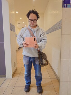 「TOPMAN（トップマン）のアイテム」を使った、☆HONEY☆さん（メンズ・157cm）の冬コーディネート