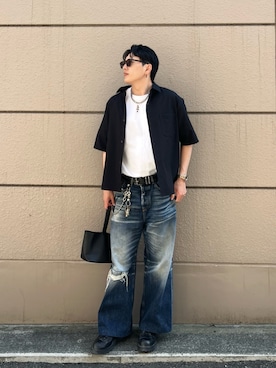 「Danner（ダナー）のアイテム」を使った、KNTさん（メンズ・270cm）の春コーディネート