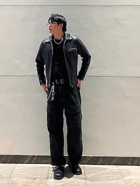 「schott（ショット）のアイテム」を使った、KNTさん（メンズ・270cm）の冬コーディネート