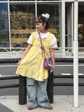 「GRAIN（グレイン）のアイテム」を使った、ゆ な ま る。 さん（レディース・151cm）の春コーディネート