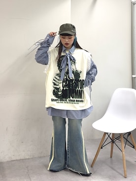 ゆ な ま る。 さん（レディース・151cm）の春コーディネート