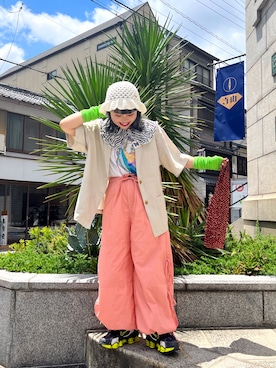 ゆ な ま る。 さん（レディース・151cm）の夏コーディネート